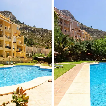 Nice Mediterranean Furnished In Altea דירה קלפה